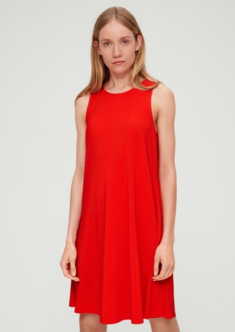 Robe s.Oliver en rouge : devant