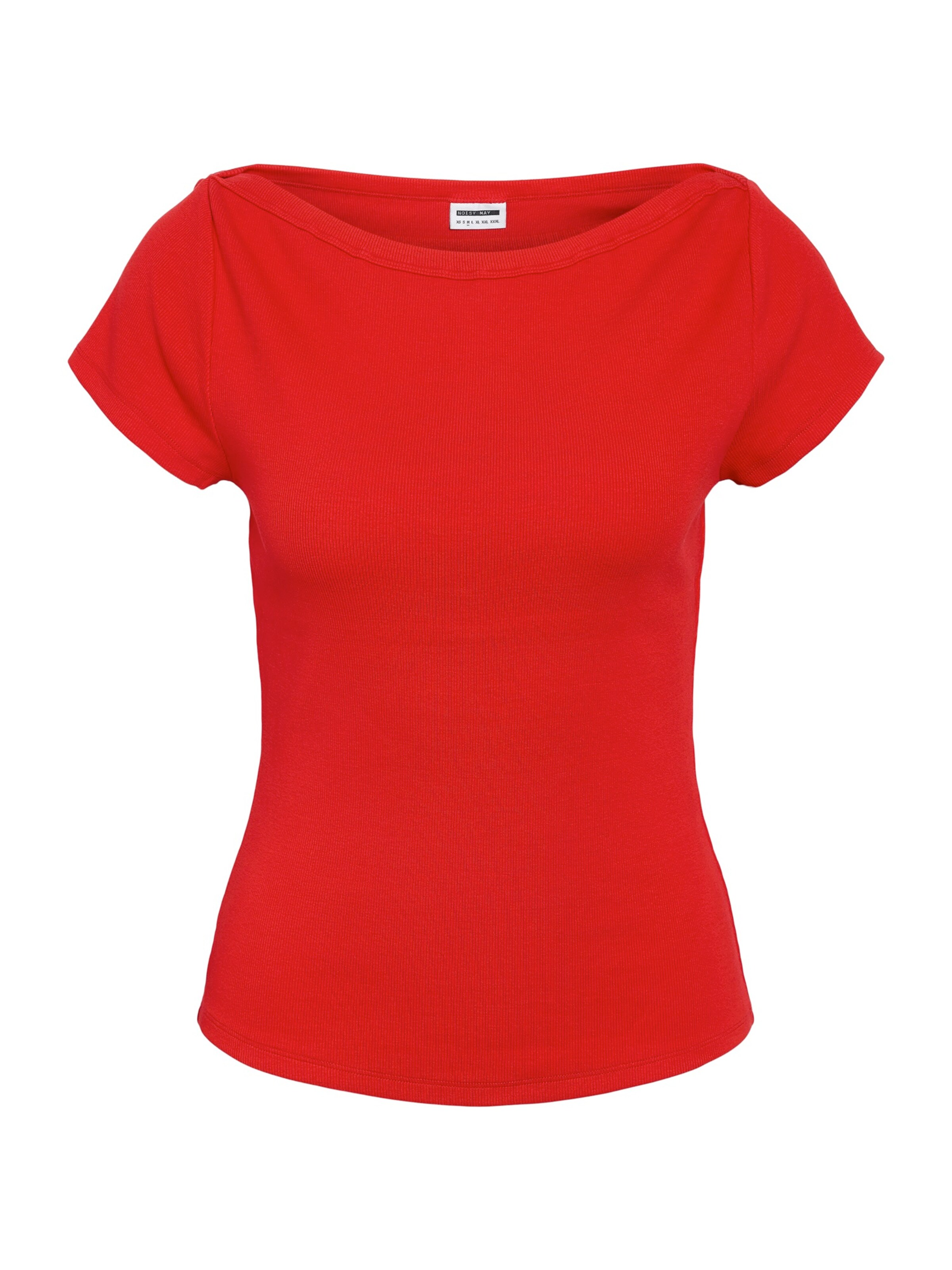 Maglietta 'NMMAYA' Noisy may di colore rosso, Visualizzazione prodotti