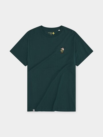 Bavarian Caps Shirt 'T-Shirt "Grantler Klub: Joe Dalton" - dunkelgrün' in Green: front