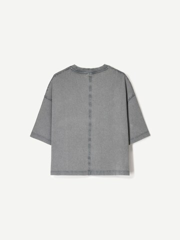 Bershka Shirt in Grey