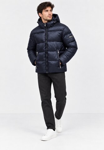 Elara Winterjas in Blauw