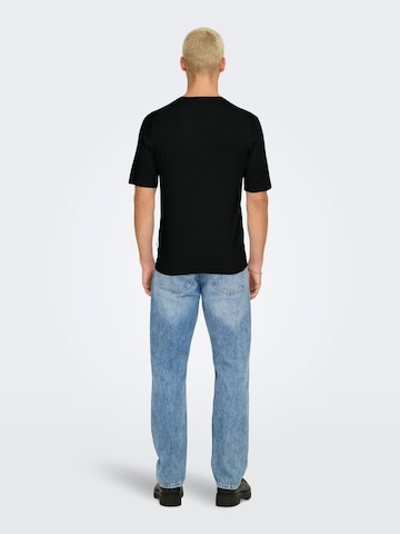 Only & Sons Shirt '22022928'‌‌‌‌‌‌‌ in Schwarz