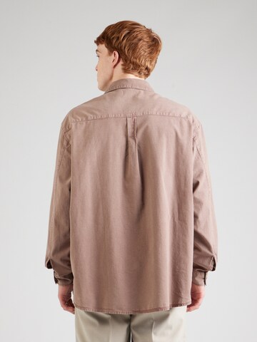 TOPMAN Comfort Fit Hemd in Beige