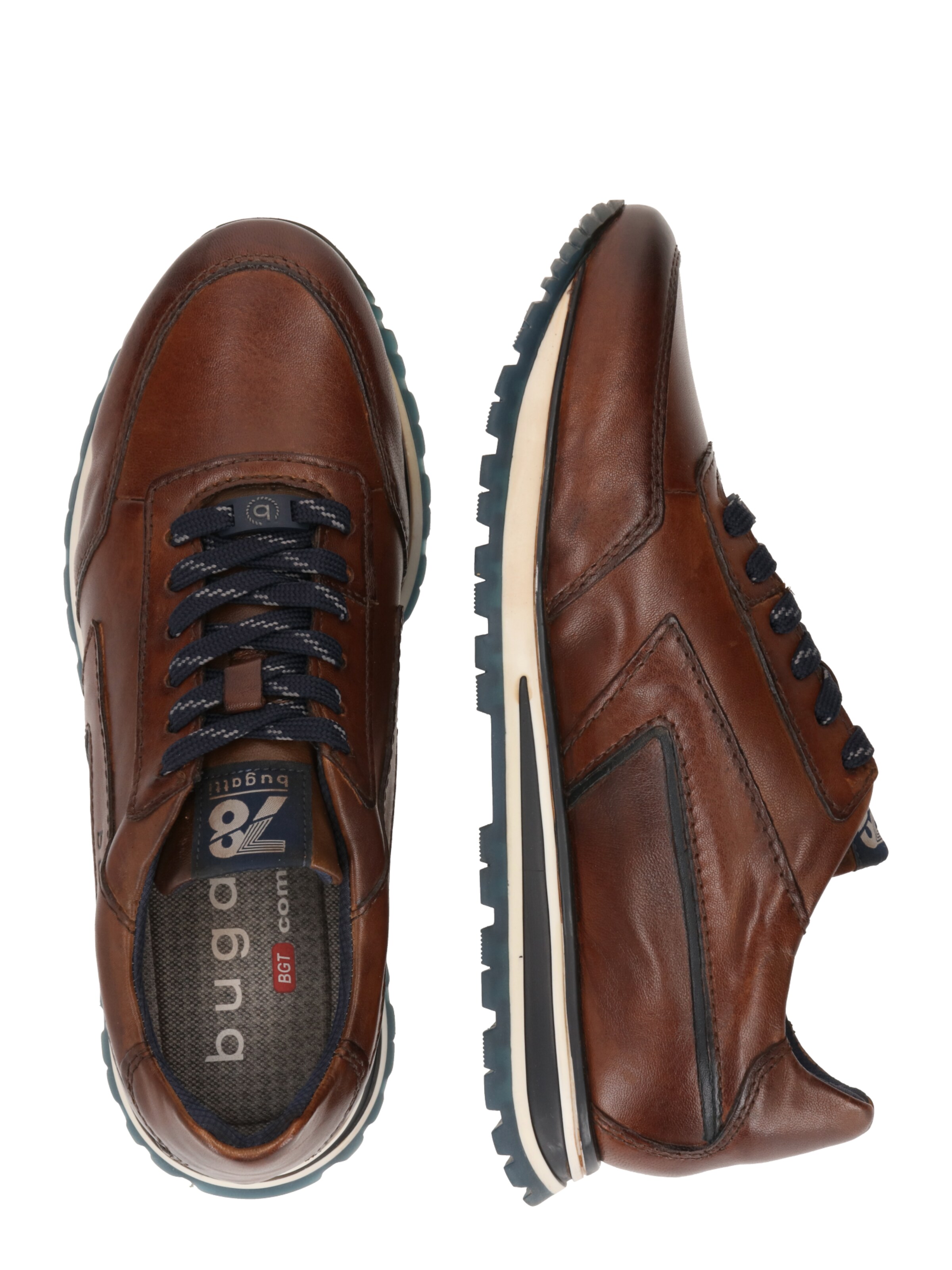 bugatti Sneakers laag 'Philip' in Bruin