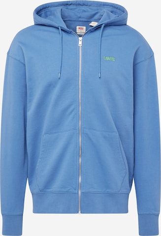 LEVI'S ® Sweatjacke 'Levis Seasonal Zip Up' in Blau: predná strana