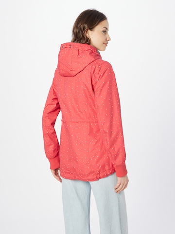 Ragwear Between-Season Jacket 'DANKKA' in Red