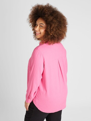 ONLY Carmakoma - Blusa 'CARO' em rosa