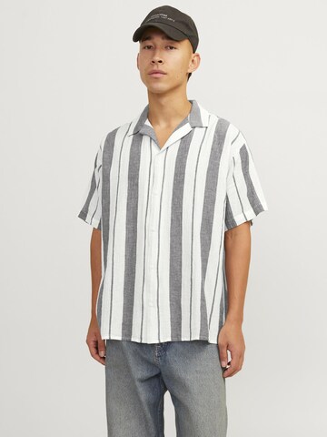 JACK & JONESRegular Fit Košulja 'JORLuke' - siva boja: prednji dio