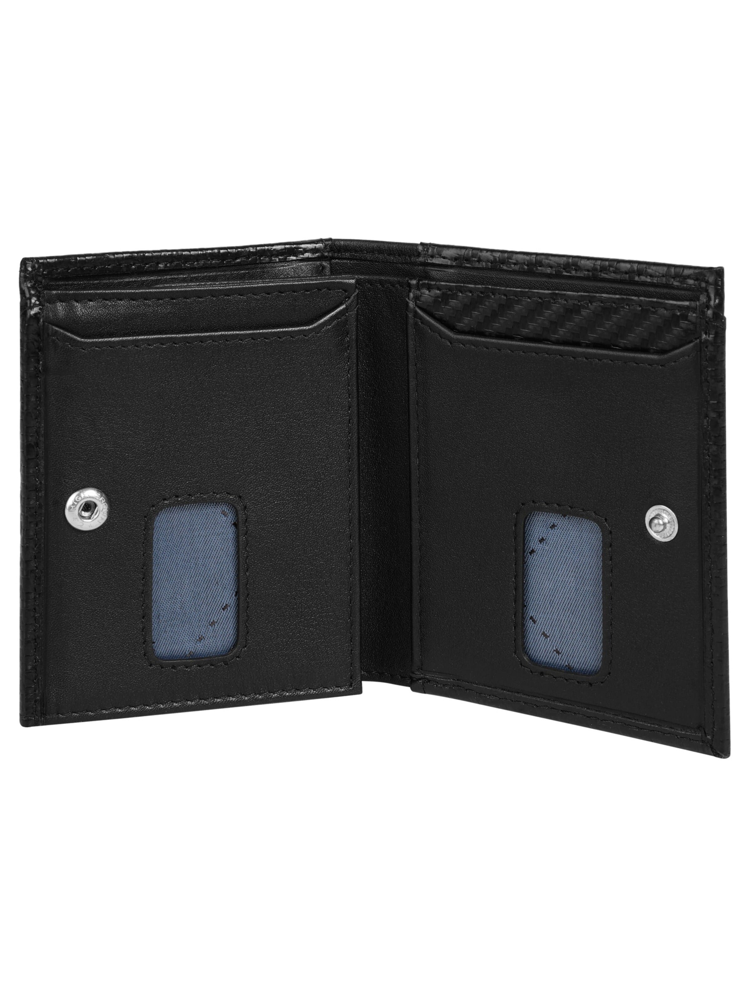 bugatti Wallet 'SECURE SLIM' in Black