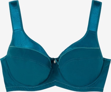 SHEEGO T-shirt Bra in Blue: front