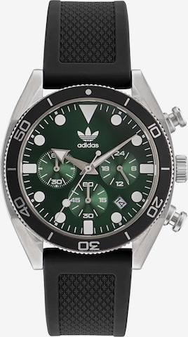 ADIDAS ORIGINALS Analoog horloge 'EDITION TWO CHRONO' in Zwart: voorkant