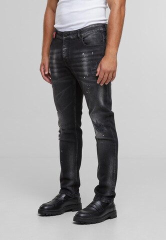 2Y Premium Slim fit Jeans 'Carlos' in Black