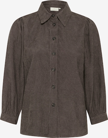 Chemisier 'KA Vera' Kaffe en marron : devant