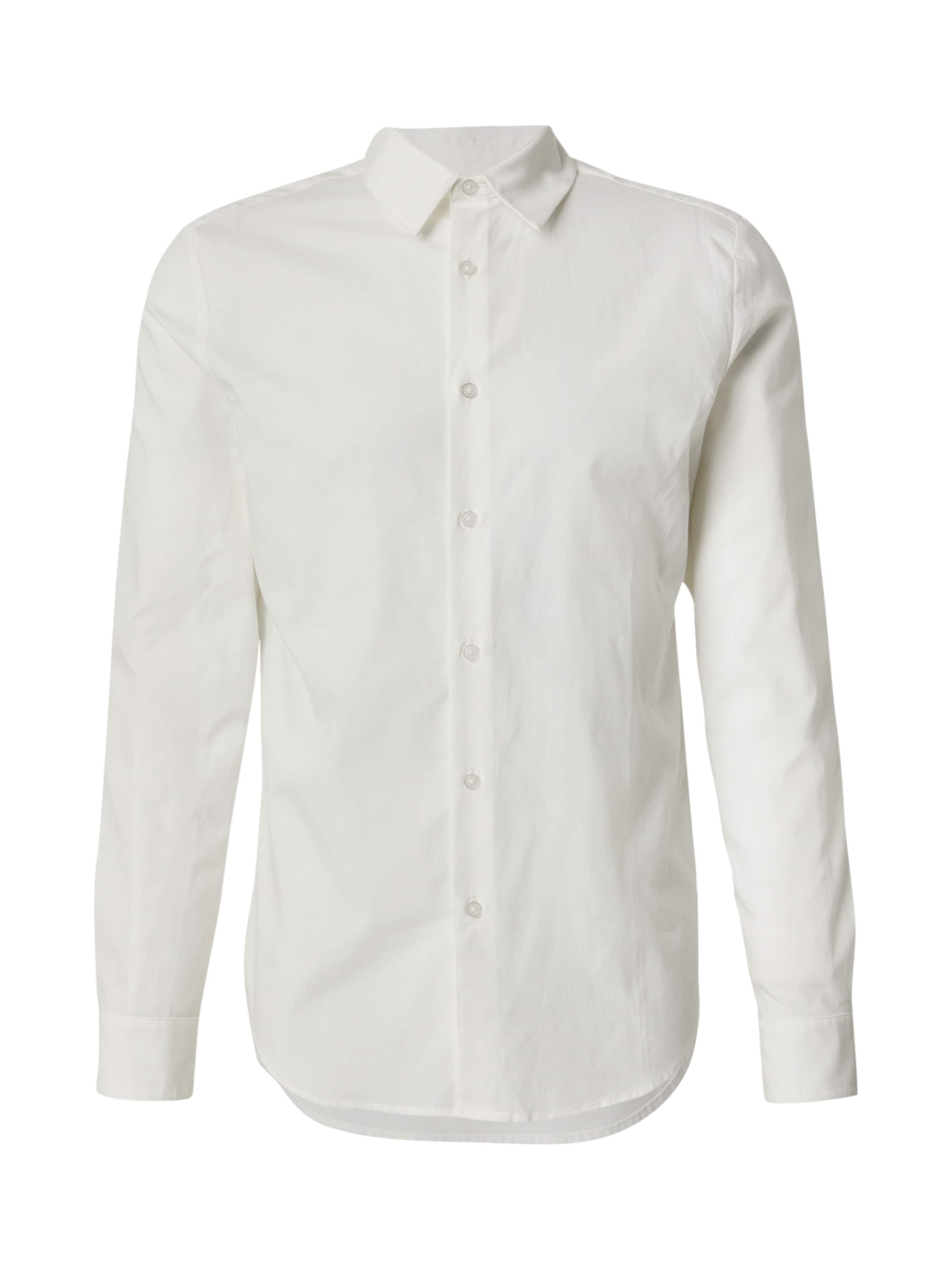 Regular fit Camicia 'Christoph' di DAN FOX APPAREL in bianco: frontale