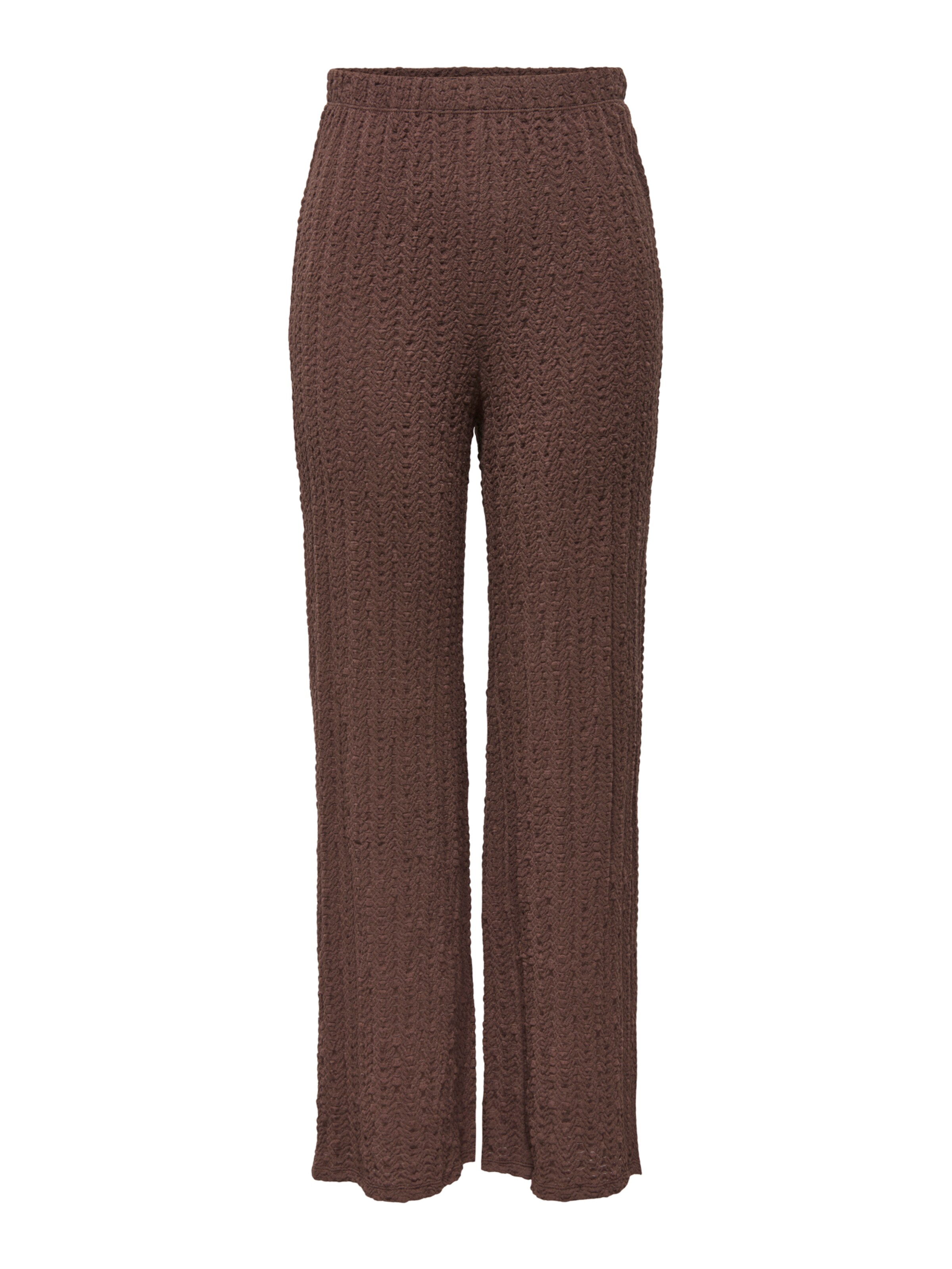 ONLY Carmakoma Широкий Штаны 'CARELLA' в Коричневый: спереди