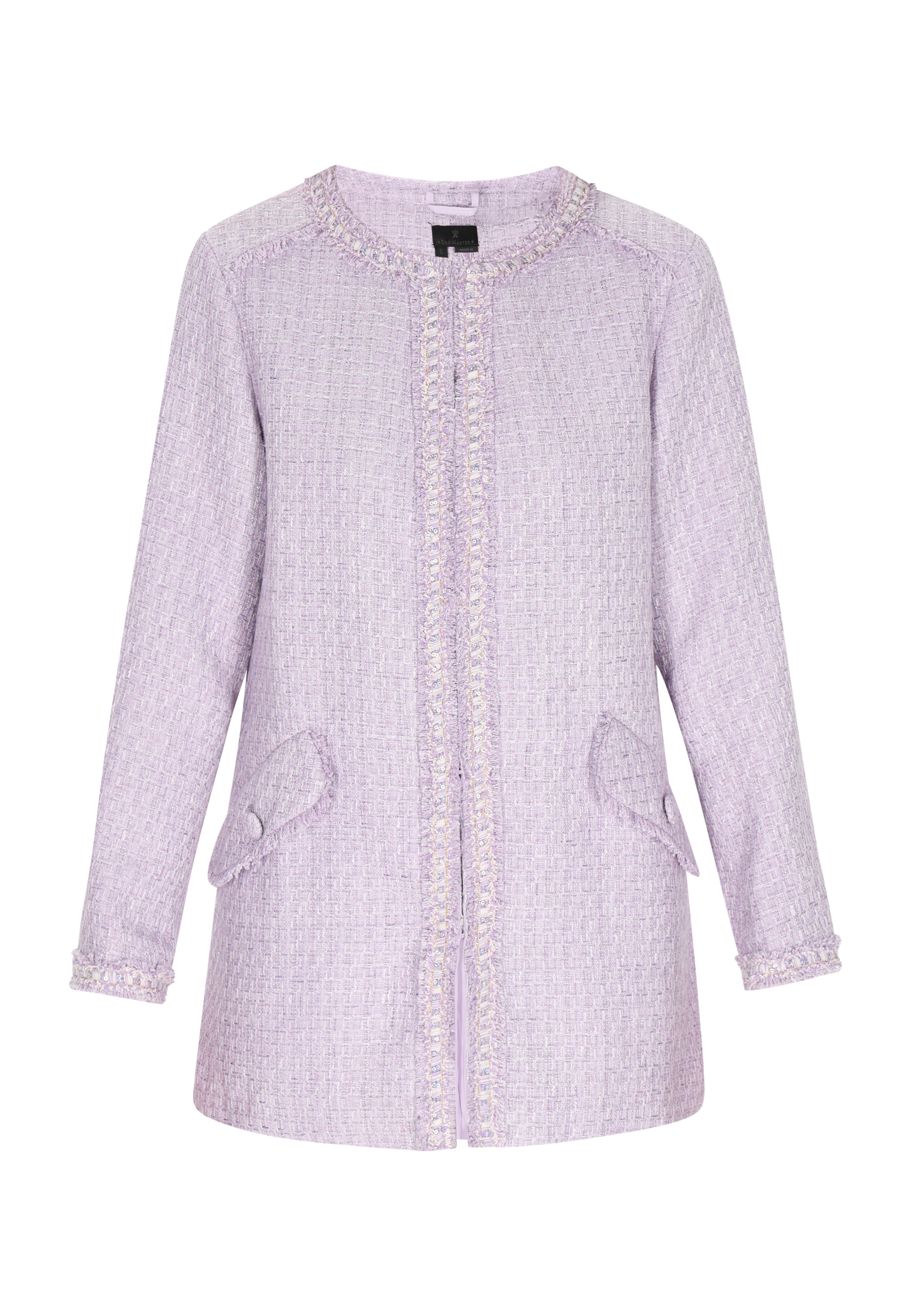 lillā DreiMaster Klassik Starpsezonu jaka 'Classic Look': no priekšpuses