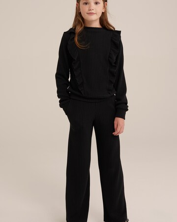 WE Fashion Wide leg Pants in Black