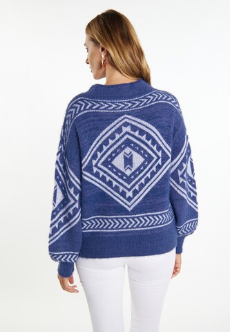 usha FESTIVAL Pullover 'Rakata' in Blau