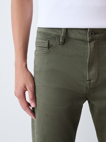 Coupe slim Jean Next en vert