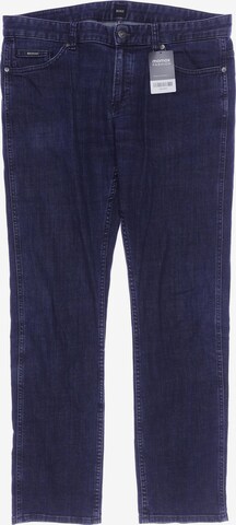 BOSS Black Jeans in 35 in Blue: front