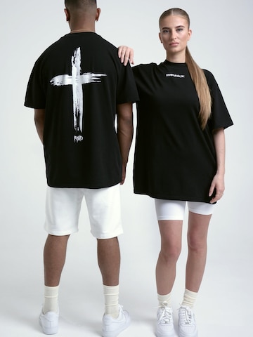 Remember you will die Shirt 'Kreuz' in Schwarz