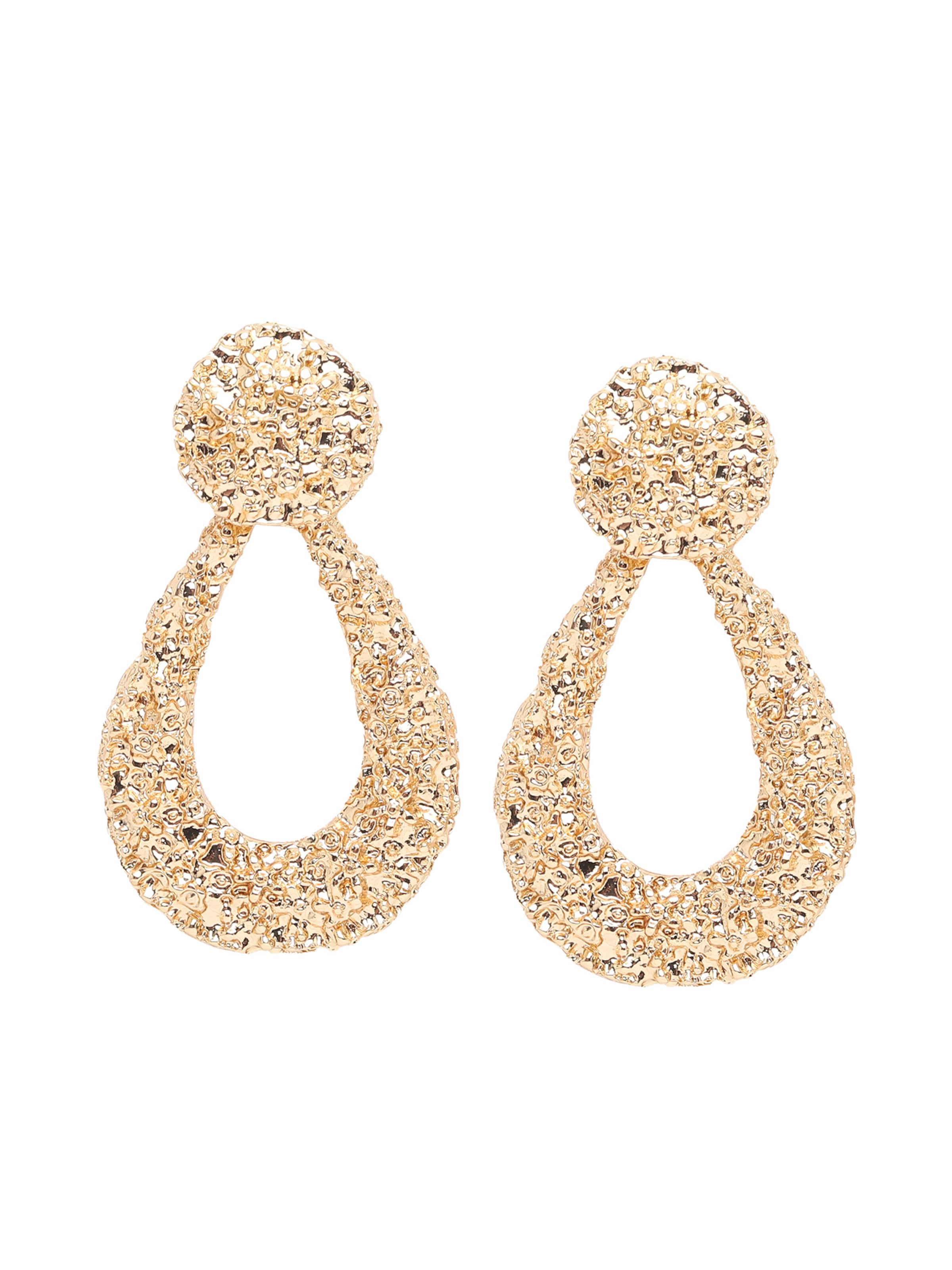 SOHI Earrings 'Vespera' in Gold: front