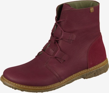 EL NATURALISTA Ankle Boots in Red: front