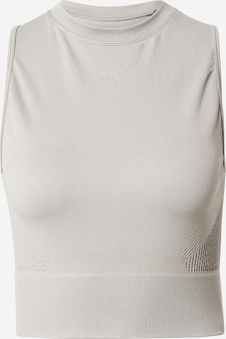 4F Sports Top in Beige: front