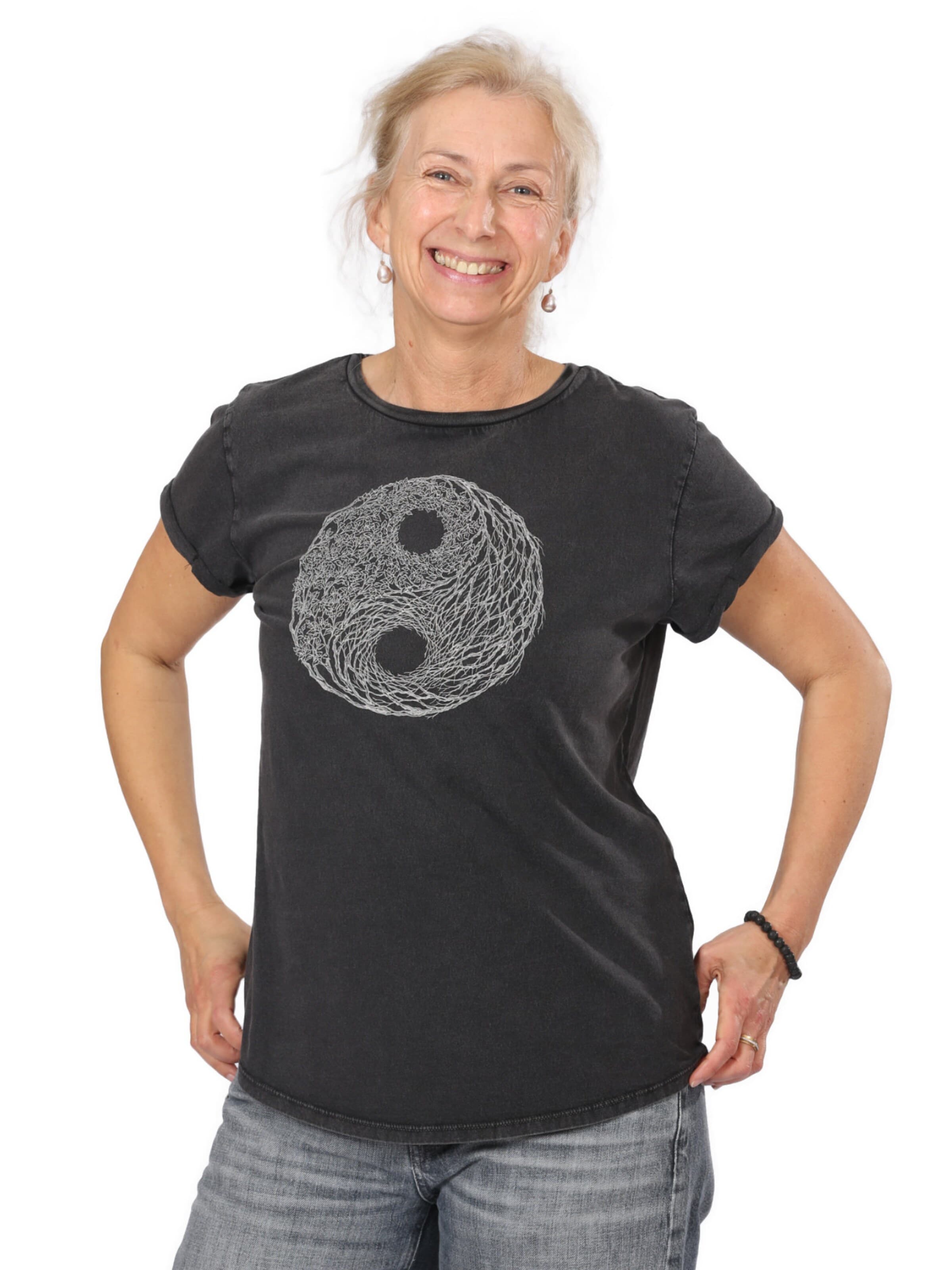 Life-Tree Shirt‌‌‌‌‌ in Grau