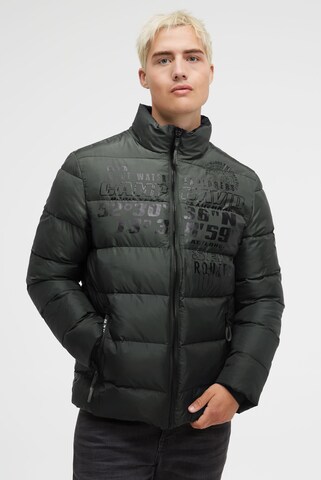 CAMP DAVID Winter Jacket in Green: front