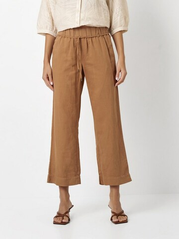 TONI Regular Broek in Bruin: voorkant