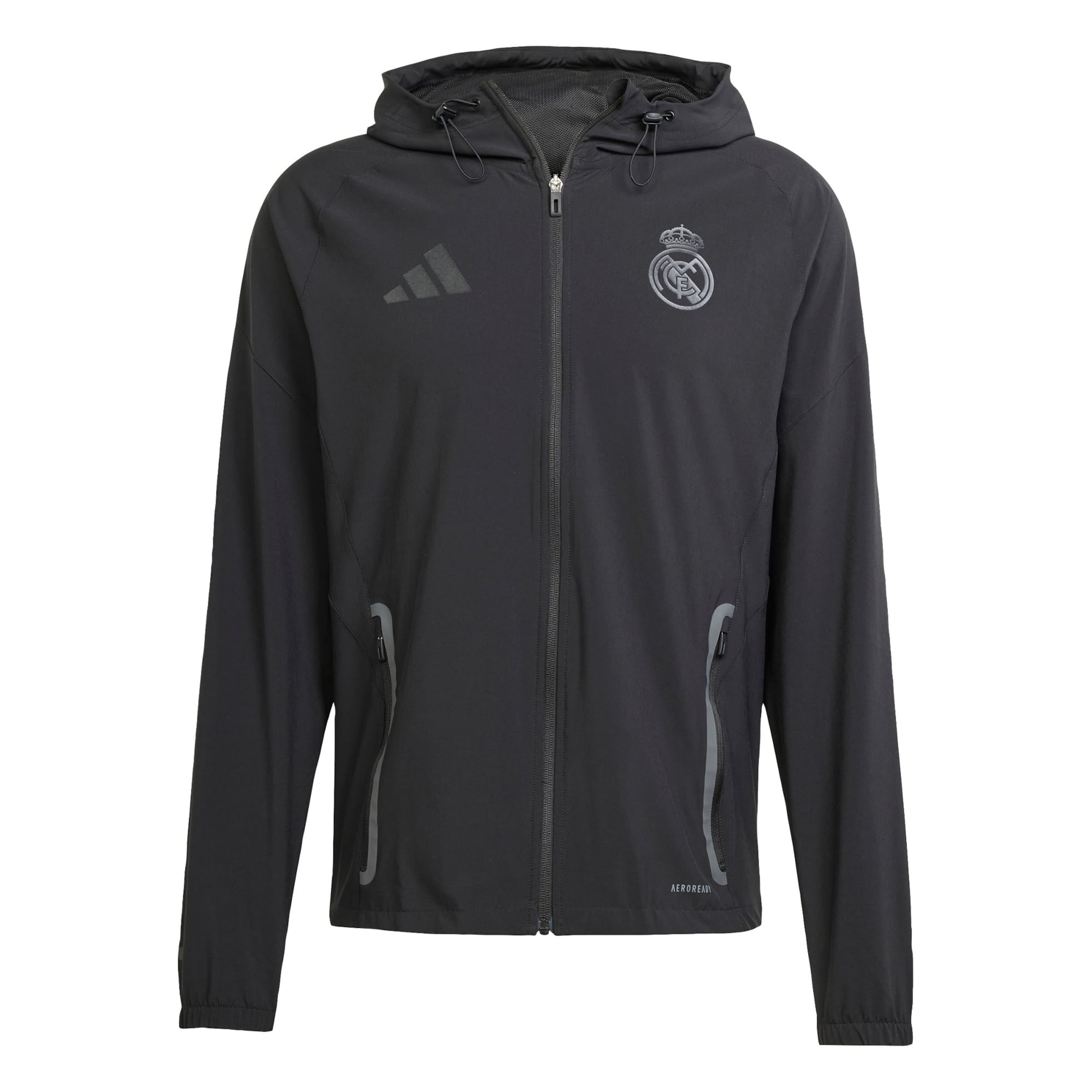 Completo per l'allenamento 'Real Madrid Tiro 25 Competition' di ADIDAS PERFORMANCE in nero: frontale