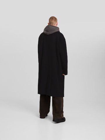 Bershka Between-seasons coat in Black
