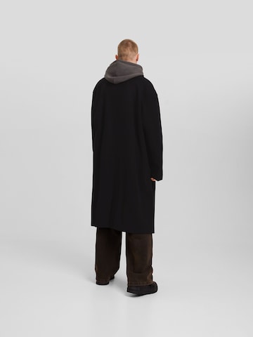 Bershka Between-Seasons Coat in Black