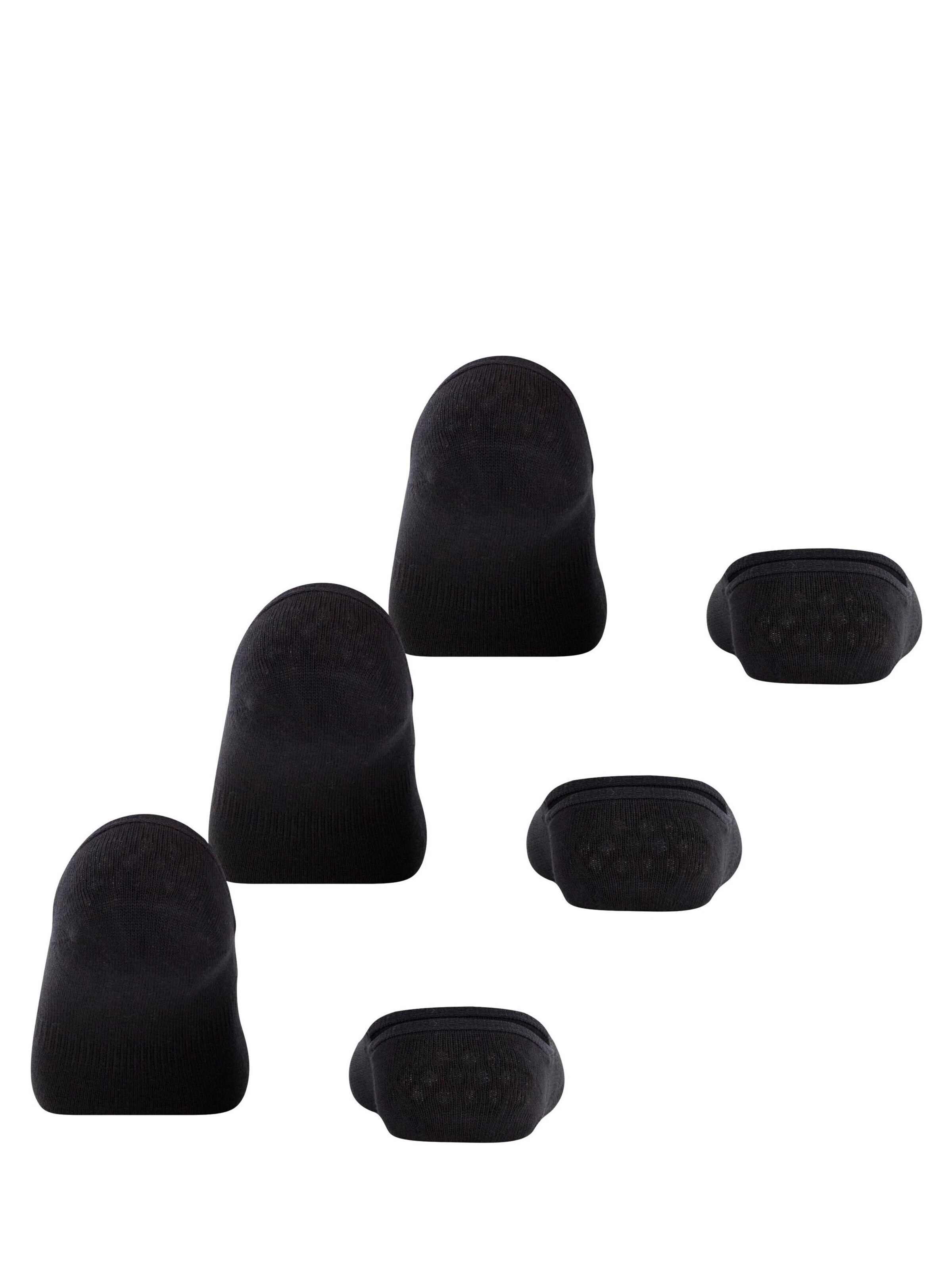 FALKE Füßlinge 'Step 3-Pack'‌‌‌‌‌‌ in Schwarz