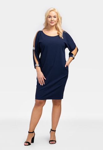 Robe de cocktail Karko en bleu