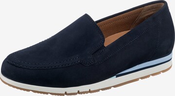 Mocassin GABOR en bleu : devant