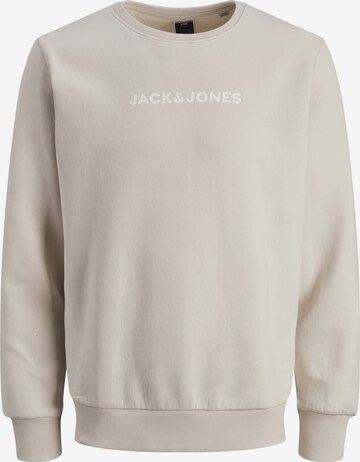 JACK & JONES Sweatshirt 'You' in Beige: voorkant