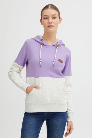 Oxmo Sweatshirt 'Kathrine' in Lila: voorkant