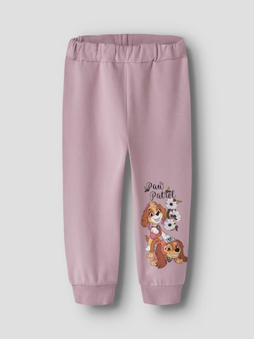 NAME IT Tapered Trousers 'Paw Patrol' in Purple