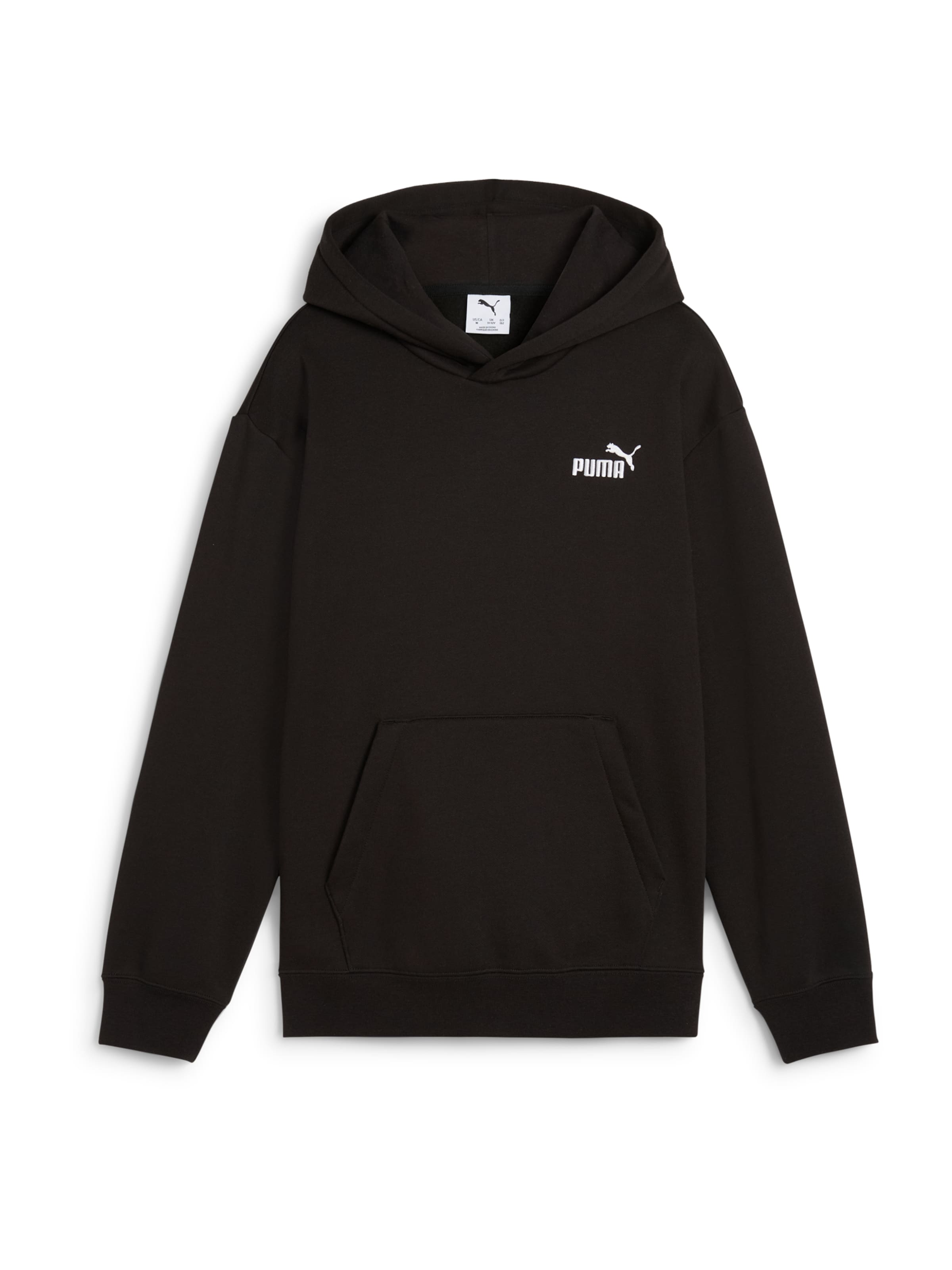 PUMA Mikina 'Ess No. 1' – černá: přední strana