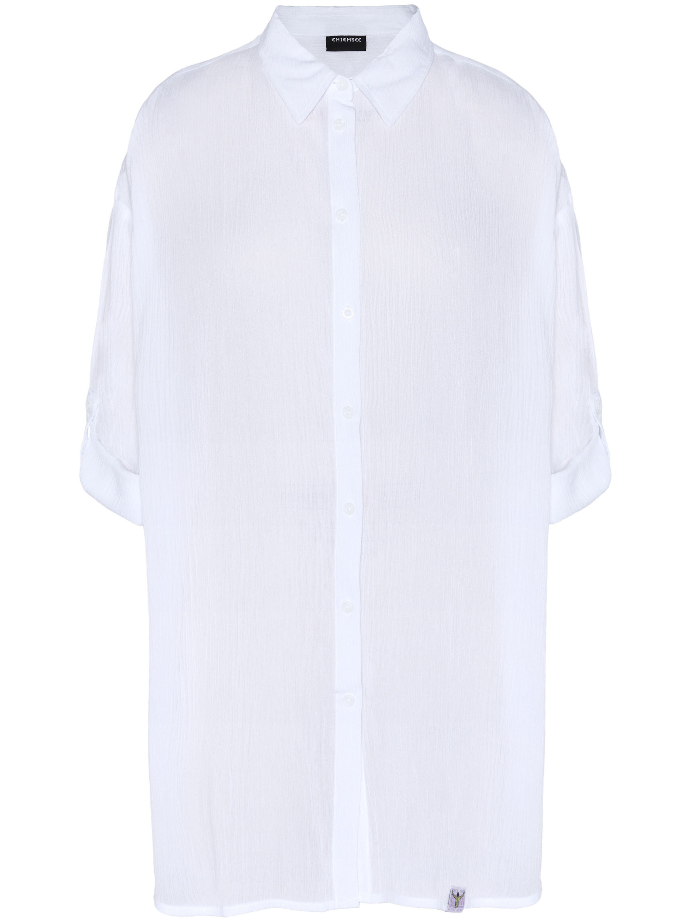 CHIEMSEE Blouse ' mit  hochkrempelbaren Ärmeln ' in White: front