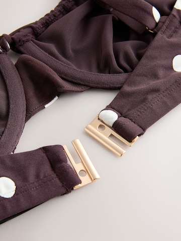 Next T-Shirt Bikinitoppi värissä ruskea