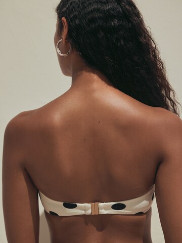 Bandeau Hauts de bikini Next en blanc