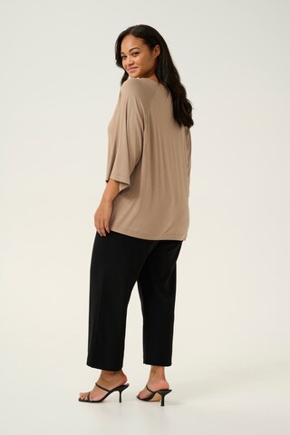 KAFFE CURVE - Camisa 'KC Anita' em bege