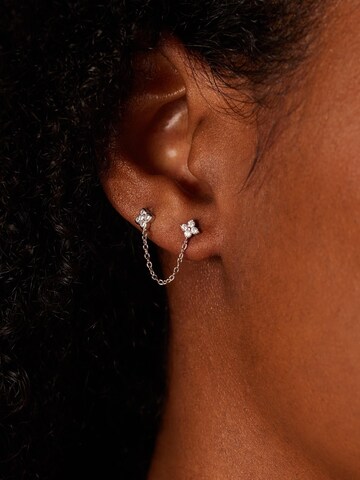 Lucardi Earrings 'Statement' in Silver: front
