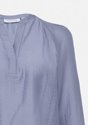 Chemisier comma casual identity en bleu