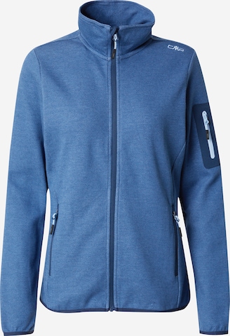 CMP Functionele fleece jas in Blauw: voorkant