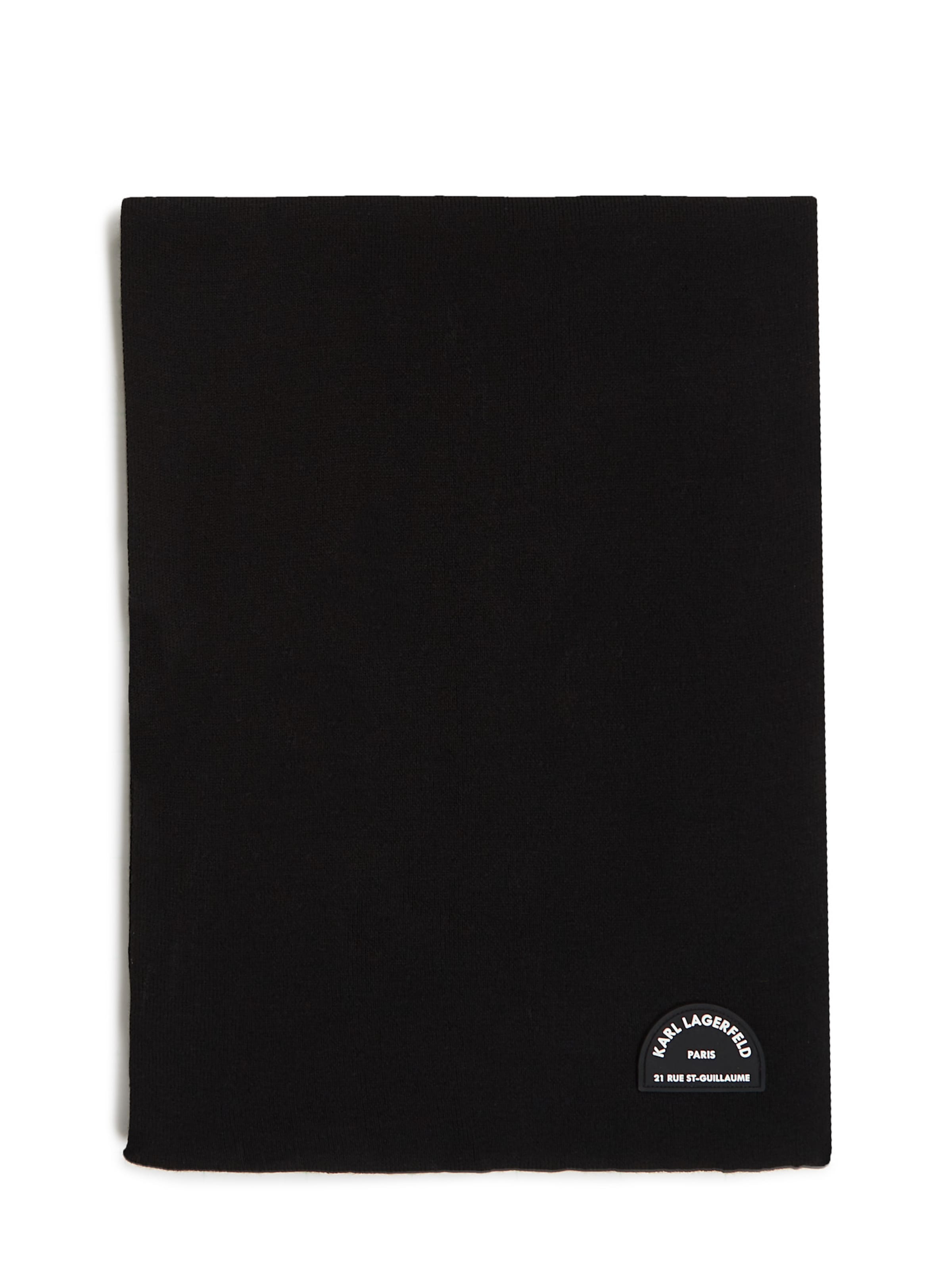 Karl Lagerfeld Šal 'Rue St-Guillaume' | črna barva