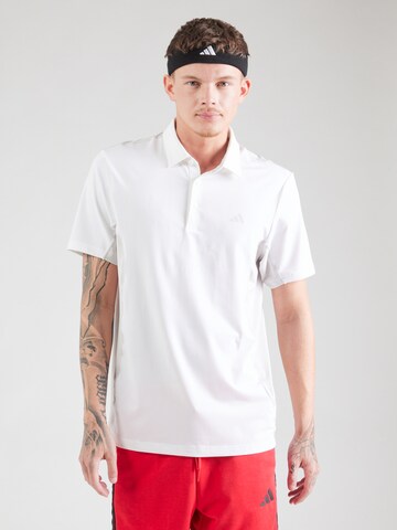 T-Shirt fonctionnel ADIDAS GOLF en blanc : devant